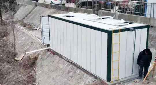 Integrated sewage treatment equipment for Hospital