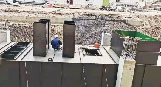 Qingyuan Hospital sewage treatment integrated equipment