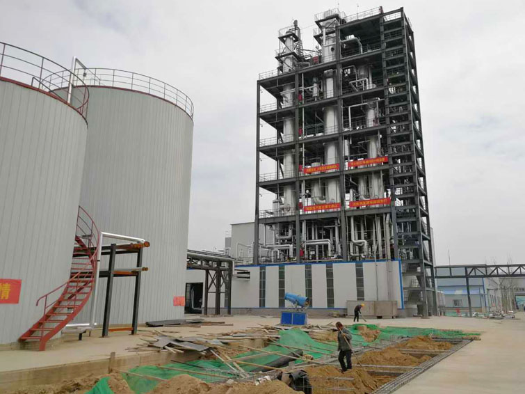 The fatty acid distillation vacuum system has been operating stably for 5 years, with a stable vacuum of 0.113 kPa = 1.1 mbarA