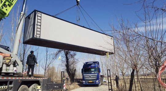 Emergency treatment of domestic sewage + operation services